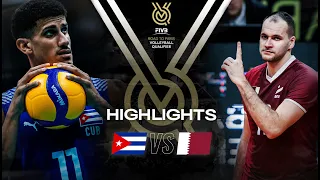 🇨🇺 CUB vs. 🇶🇦 QAT - Highlights | Men's OQT 2023