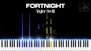 Fortnight - Taylor Swift, Post Malone (Piano Tutorial) | Eliab Sandoval