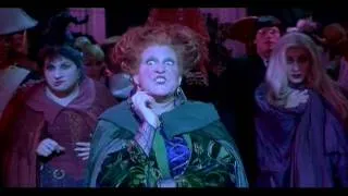 Winifred Sanderson; Witches Perform Spell At Party (HD)