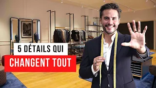 5 détails qui changent tout sur un costume