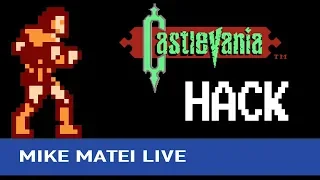 Castlevania 1 Hack "Horror of Dracula" - Mike Matei Live