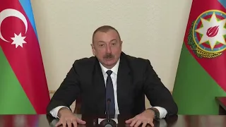 Ильхам Алиев о том, как в Карабах доставляются грузы для миротворцев РФ