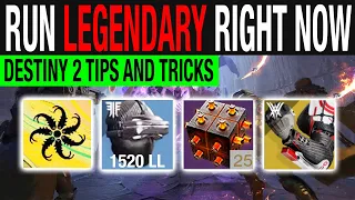 Why you SHOULD Run the LEGENDARY Campaign! TIPS AND TRICKS! | Destiny 2: The Witch Queen