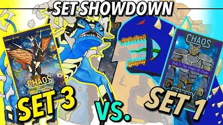 Set 1 vs Set 3 Battle - Chaos Galaxy TCG Set Showdown! Ep 1