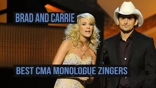 Brad Paisley and Carrie Underwood's Best CMA Zingers