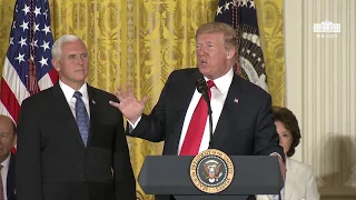 President Trump calls for the creation of Space Force, the sixth branch of the armed forces