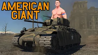 AMERICAN GIANT feat. P-47 RAZORBACK - T14 in War Thunder - OddBawZ