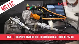 Test bench MS112: how to diagnose an electric compressor from BMW i3 or other cars