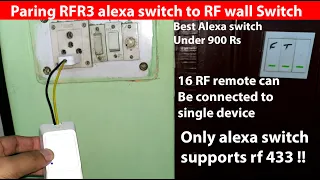 Sonoff Rfr3 pairing to rf wall switch