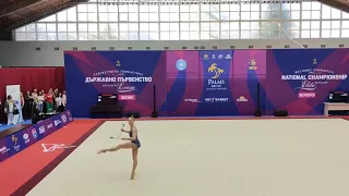 Dimash "SOS" Boryana Kaleyn Bulgaria rhythmic gymnastics championship 2024