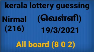 19/3/2021_Nirmal (216) kerala lottery guessing_$$$