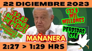 💩🐣👶 AMLITO | Mañanera *Viernes 22 de diciembre 2023* | El gansito veloz 2:27 a 1:29.