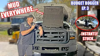 Budget Bogger Ep.3...Assessing The Damages... Will Our 6.0 Powerstroke Mud Truck Run Again?