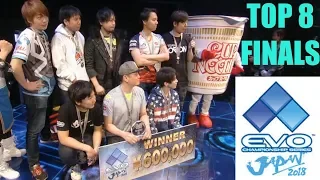 Evo Japan 2018 TOP8 Street Fighter V AE TIMESTAMP