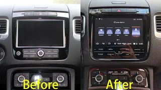 VW Touareg 2011-2017 RNS850 Aftermarket Radio Upgrade