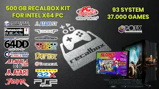 Recalbox X64 - pc version 500 gb release