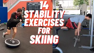 Top Stability Exercises For Skiers || How To Improve Balance And Stability For Skiing