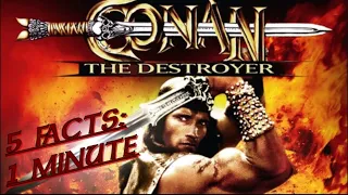 Five Facts In One Minute About Conan the Destroyer