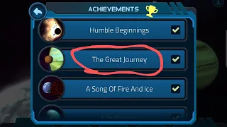 How to unlock the great journey achievement in pocket galaxy