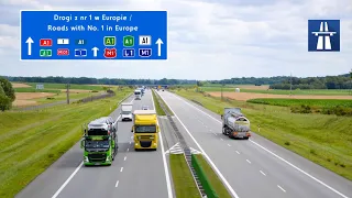 Roads with No. 1 in Europe