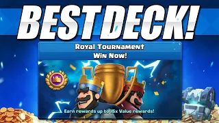 BEST DECK FOR ROYAL TOURNAMENT in Clash Royale 2022 (Global Tournament Deck)