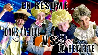 EN RÉSUMÉ ... DANS TA TÊTE VS LA RÉALITÉ