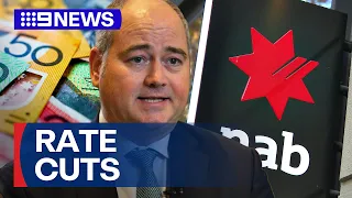 New NAB boss says it will likely pass on interest rate cut | 9 News Australia
