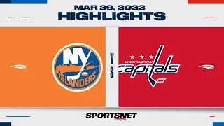 NHL Highlights | Islanders vs. Capitals - March 29, 2023