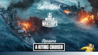World of Warships - Saint-Louis: Friday Highlight A Kiting Cruiser