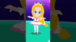JunyTony #Shorts | I Am a Ballerina Princess | Princess Songs for Kids