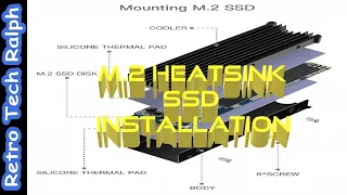 M.2 Heatsink for NVME SSD Installation