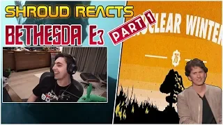 Shroud Reacts to Bethesda E3 2019 - Part #1 - Fallout 76, Elder Scrolls AND MORE!