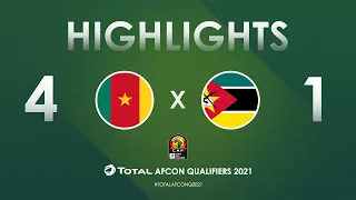HIGHLIGHTS | Total AFCON Qualifiers 2021 | Round 3 - Group F: Cameroon 4-1 Mozambique