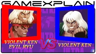 Violent Ken Vs. Evil Ryu in Ultra Street Fighter II: The Final Challengers  (Switch Gameplay)