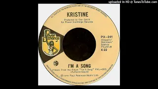 1976 CANADA BOOGIE GLAM DISCO Kristine Sparkle "I'm A Song (Single version)"