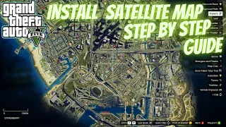 How to Download and Install 4k Satellite View Map Mod in GTA V | mods stuff