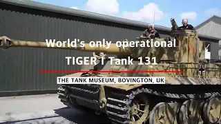 Tiger I tanks and the only operational 131 at The Tank Museum in Bovington, UK #ww2 #tank #history