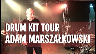 Adam Marszałkowski (Coma) prezentuje swój zestaw perkusyjny