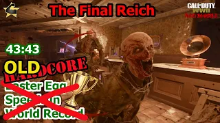 (OLD)The Final Reich Hardcore Easter Egg Speedrun Solo World Record 43:43 (WW2 Zombies)
