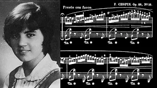 Chopin: Prelude in B minor Op. 28 No 16 - Diana Kacso, 1975 Chopin Competition - Muza SX 1337