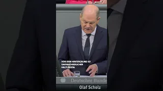 Bundeskanzler Olaf Scholz' Regierungserklärung zur Zeitenwende