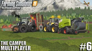 Plowing, Grass Mowing & Creating Bales | Farming with The CamPeR | Farming Simulator 19 | #6