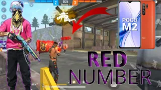 ONLY RED NUMBER ALLOW 🔥POCO M2 MOBILE FREE FIRE 😈