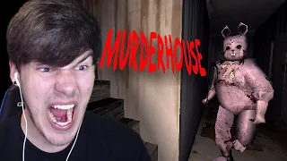 THIS GAME WAS SO SCARY IT MADE ME ALT + F4!!! | MurderHouse (Full Game)