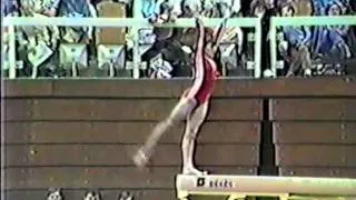 1st TC URS Natalia Yurchenko BB   1983 World Gymnastics Championships 9 800