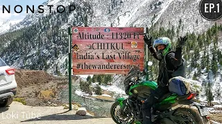 Fastest Spiti Valley Ride Ep.1😎 - Delhi To India's Last Village CHITKUL NONstop