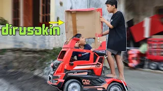 kabinnya rusak!! niatnya sih baik, tapi kok jadi begini.. dimas auto ngambek.