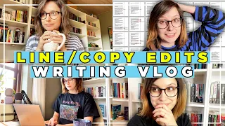 EDITING MY BOOK (line & copy edits) // writing vlog 2022