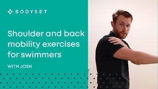 Shoulder and back mobility exercises for swimmers