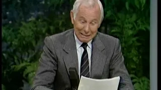 JOHNNY CARSON TALKING ABOUT STUFF Aug 25 1988